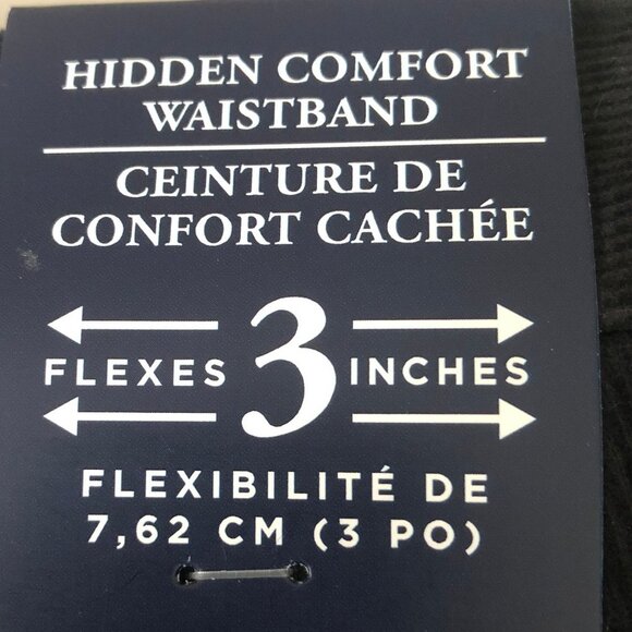 Haggar Premium Stretch Corduroy Classic Fit Straight Leg Pants Black 36x30 NWT - Picture 11 of 16